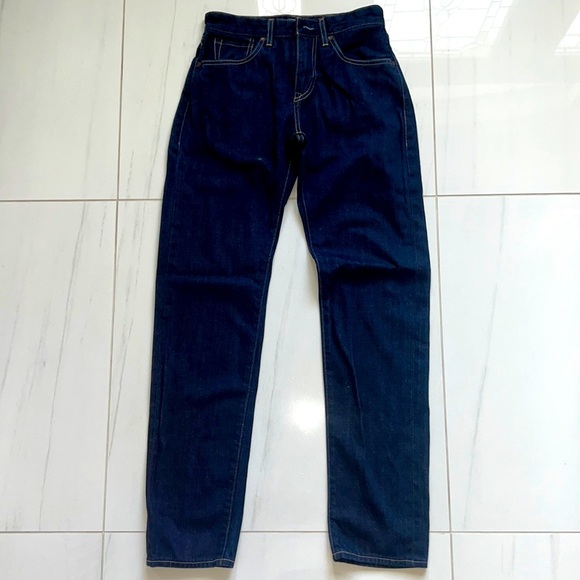 Levi’s Shuttle Style Made & Crafted Dark Blue Straight Jeans Waist 28”Length 31” - Picture 2 of 6